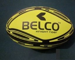 Rugby ball Knight Rider size 5 (Yellow)